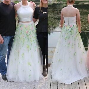 Sherri Hill Ivory Gown